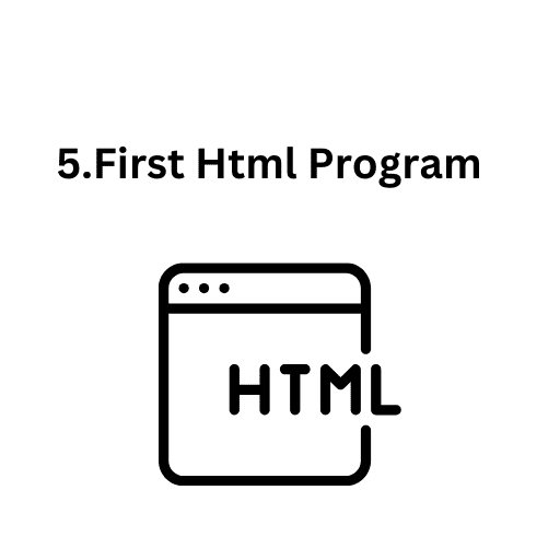 5.First Html Program